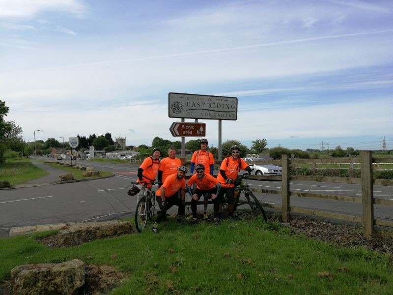 Other image for Cyclists raise cash for Barnsley Hospice